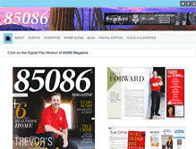 Tablet Screenshot of 85086magazine.com